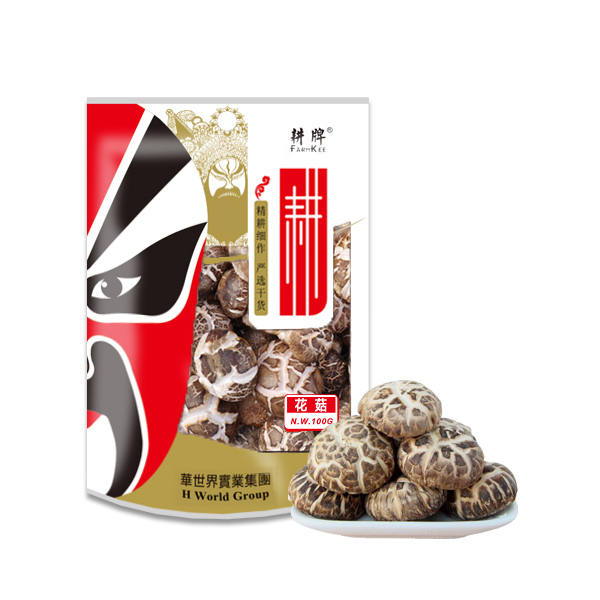 DB03 Farm Kee Dried Shiitake Mushroom Flower 30*100G