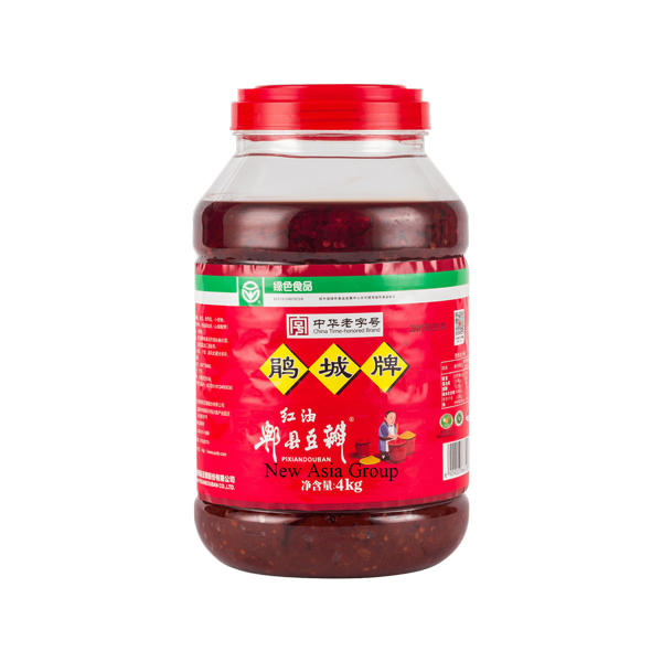 W04 Broad Bean Sauce with Chili Oil 1*4kg-12months