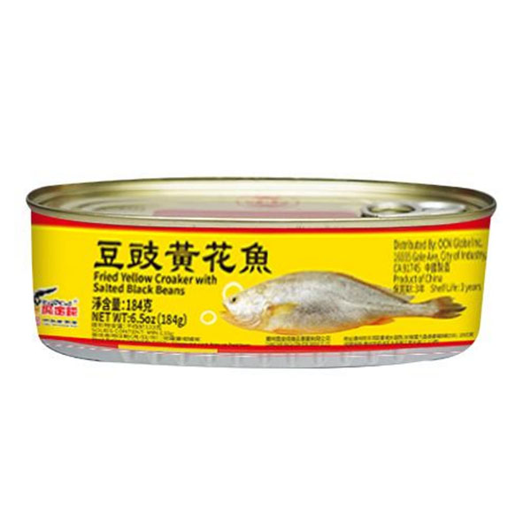 CY02 Yellow Croaker With Salted Black Beans 24*184G-36Months